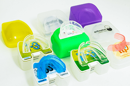 あごの大きさと症状にあわせた装置を選択